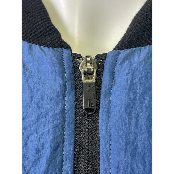 FLX Lightweight Bomber Jacket City Denim Blue Size XL New with Tag - Picture 9 of 9